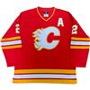 Image 3 : AL MACINNIS SIGNED CALGARY FLAMES FANATICS JERSEY (FROZEN POND COA)