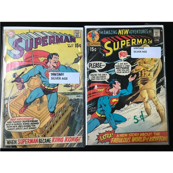 DC COMICS SUPERMAN SILVER AGE COMIC BOOK LOT