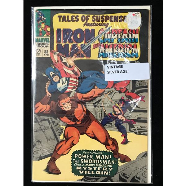 MARVEL COMICS NO.88 TALES OF SUSPENSE FEAT IRON MAN AND CAPTAIN AMERICA (VINTAGE SILVER AGE)