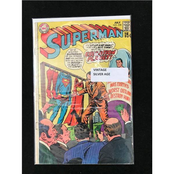 DC COMICS NO.228 SUPERMAN (VINTAGE SILVER AGE)