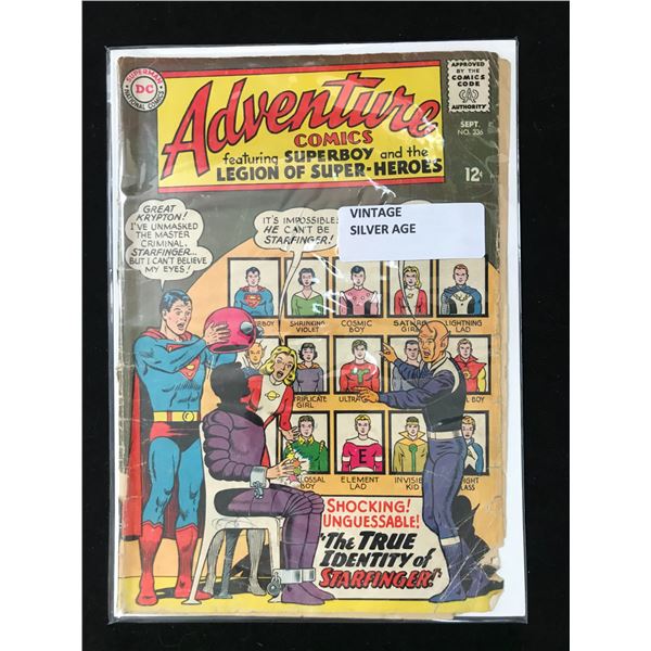 DC COMICS NO.336 ADVENTURE COMICS FEAT SUPERBOY AND THE LEGION OF SUPER HEROES (VINTAGE SILVER AGE)