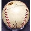 Image 2 : VINTAGE RAWLINGS BASEBALL SIGNED BY 19 STARS (FELLER,GRISSOM,...)