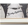 Image 2 : DIMAGGIO/MANTLE/WILLIAMS TRIPLE SIGNED AND FRAMED 16 X 20 (JSA COA)