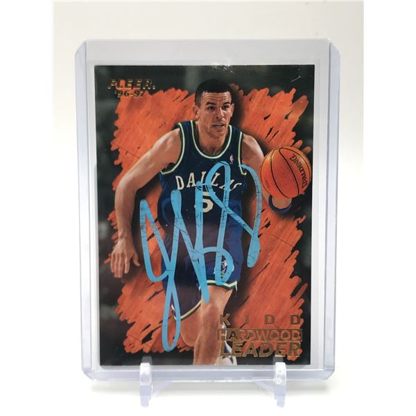 JASON KIDD SIGNED 1997 FLEER BASKETBALL CARD (PRO CERT COA)