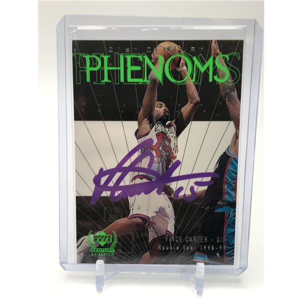 VINCE CARTER SIGNED UPPER DECK CENTURY LEGENDS (PRO CERT COA)