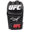 Image 1 : Francis Ngannou Autographed Black UFC Official Fight Glove Left Hand In Silver Beckett COA