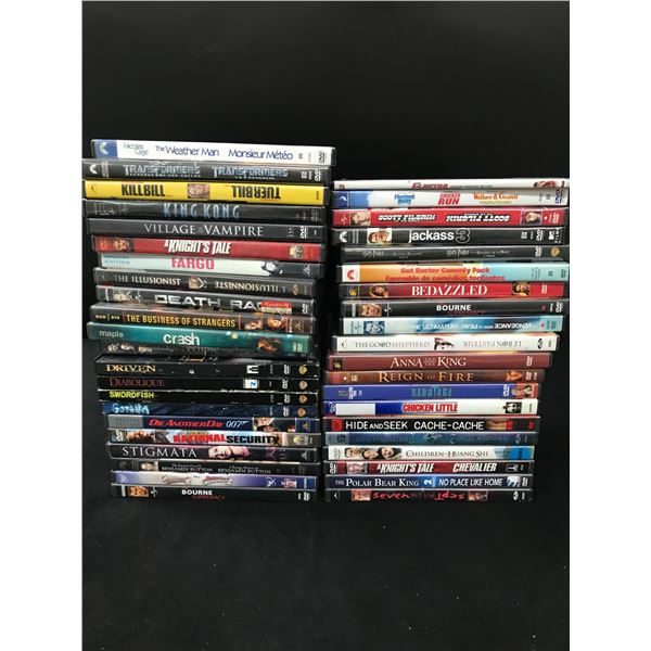 LOT OF 40 DVD'S POPULAR TITLES