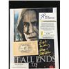 Image 2 : ALAN RICKMAN SIGNED 8X10 AND TRAIN TICKET RA COA