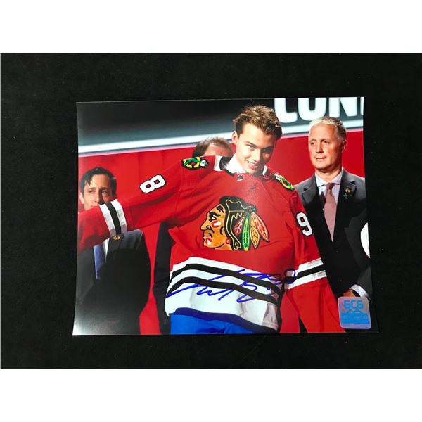 CONNOR BEDARD SIGNED 8X10 PHOTO GCG COA