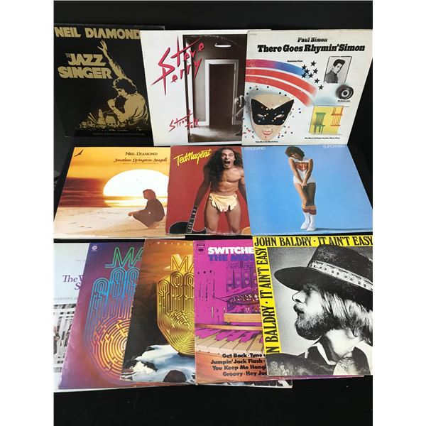 LOT OF VINYL RECORDS VARIOUS TITLES GOOD CONDITION