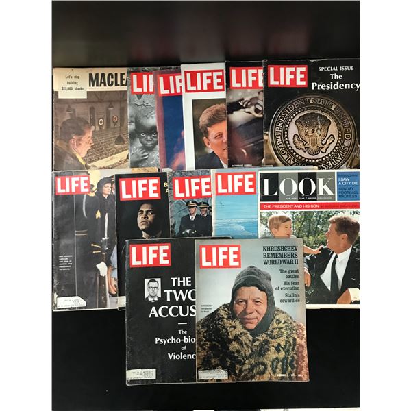 LOT OF VINTAGE LIFE MAGAZINES