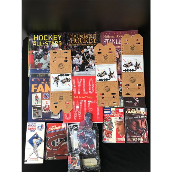 LOT OF NHL HOCKEY MEMORABILIA