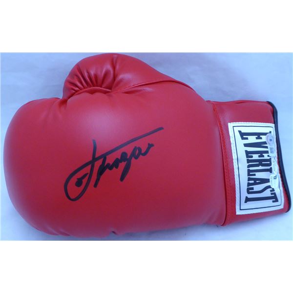 JOE FRAZIER SIGNED EVERLAST BOXING GLOVE (BECKETT COA)