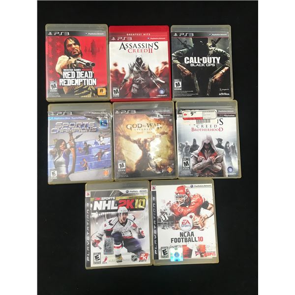 PLAYSTATION III VIDEO GAME LOT