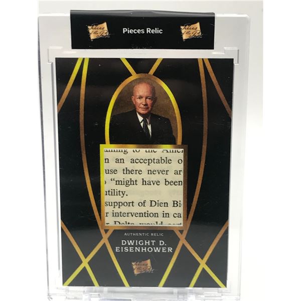 2022 LEAF PIECES OF THE PAST RELIC DWIGHT D EISENHOWER