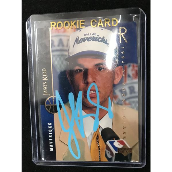 JASN KIDD SIGNED 1994 UPPER DECK ROOKIE CARD (PRO CERT COA)