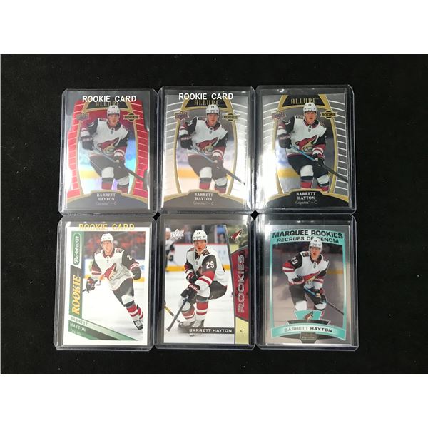 BARRETT HAYTON ROOKIE CARD LOT