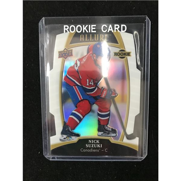 2019 UPPER DECK ALLURE NICK SUZUKI WHITE RAINBOW ROOKIE CARD