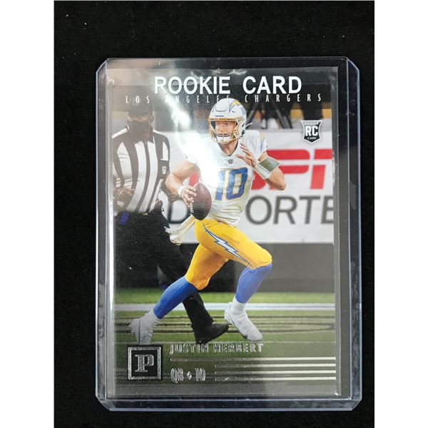 2020 PANINI PRESTIGE JUSTIN HERBERT ROOKIE CARD