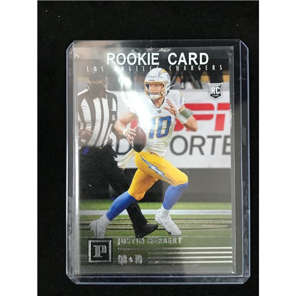 2020 PANINI PRESTIGE JUSTIN HERBERT ROOKIE CARD