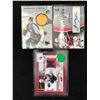 Image 1 : NHL PATCH AND AUTOGRAPH CARD LOT