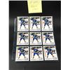 Image 1 : LOT OF 9 PETER FORSBERG ROOKIE CARDS