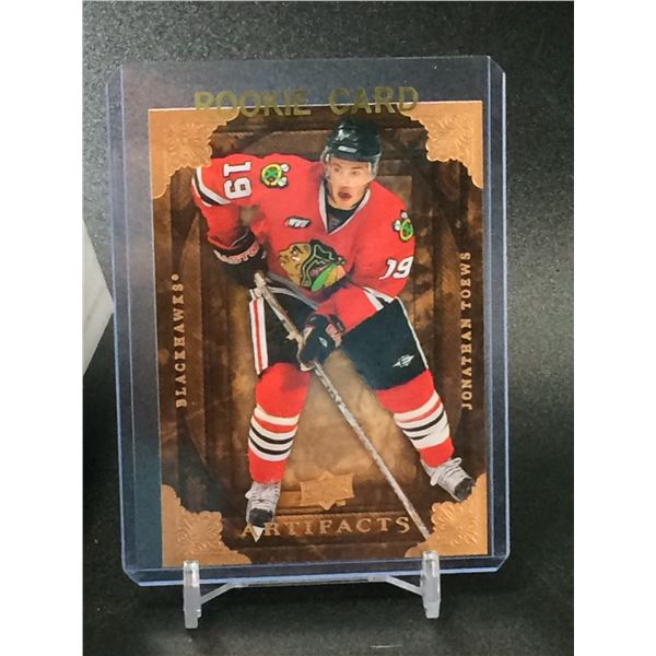 2008-09 UPPER DECK ARTIFACTS NO.78 JONATHAN TOEWS ROOKIE CARD