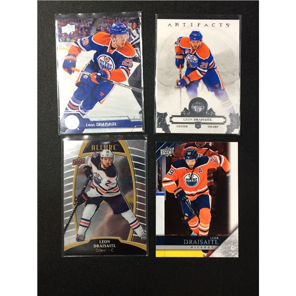 LOT OF 4 LEON DRAISAITL STAR CARDS