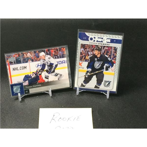 LOT OF 2 STEVEN STAMKOS ROOKIE CARDS