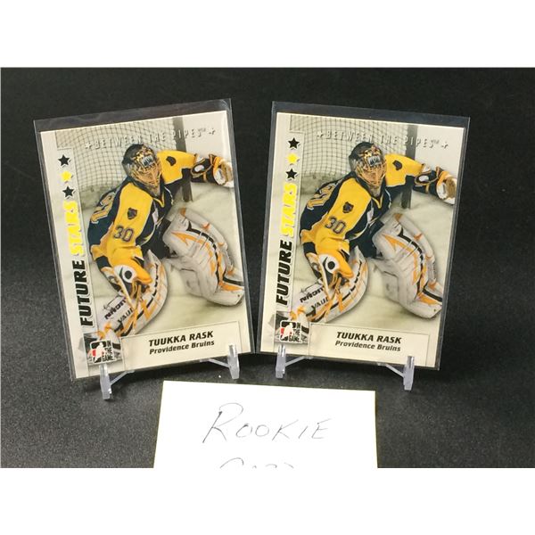 LOT 2OF 2 TUUKKA RASK ROOKIE CARDS