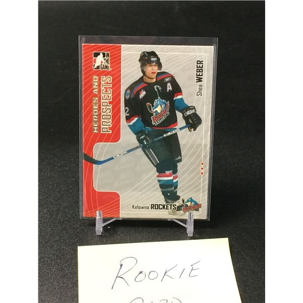 2005 IN THE GAME NO.161 SHEA WEBER ROOKIE