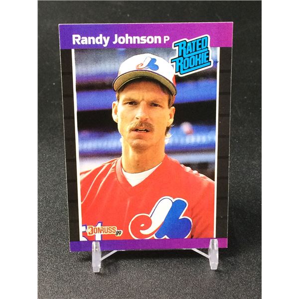 1989 UPPER DECK NO.25 RANDY JOHNSON ROOKIE CARD
