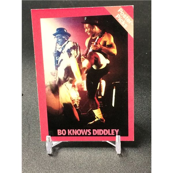 BO JACKSON BO KNOWS DIDDLEY PROMO CARD