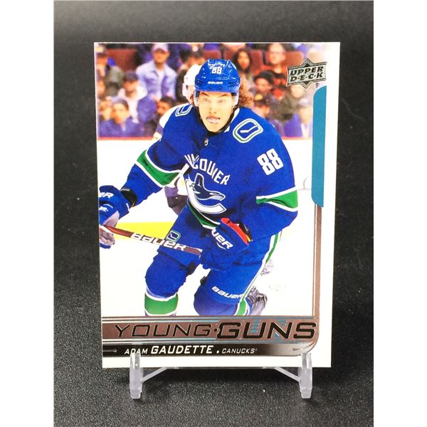 2018-19 UPPER DECK SERIES 1 NO.205 ADAM GAUDETTE YOUNG GUNS