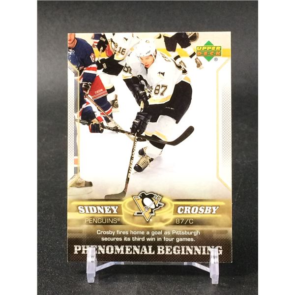 2006 UPPER DECK NO.8 SIDNEY CROSBY PHENOMENAL BEGINNING