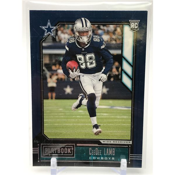 2020 PANINI PLAYBOOK CEE DEE LAMB ROOKIE CARD