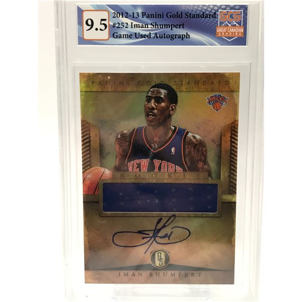 2012-13 PANINI GOLD STANDARD IMAN SHUMPERT GAME USED AUTO