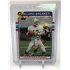 Image 1 : 1988 TOPPS RECORD BREAKER DAN MARINO