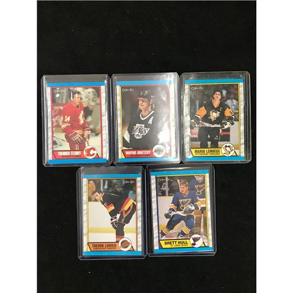 1989 O-PEE-CHEE STAR AND ROOKIE CARD LOT