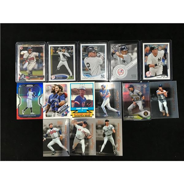 MLB BASEBALL STAR AND ROOKIE CARD LOT