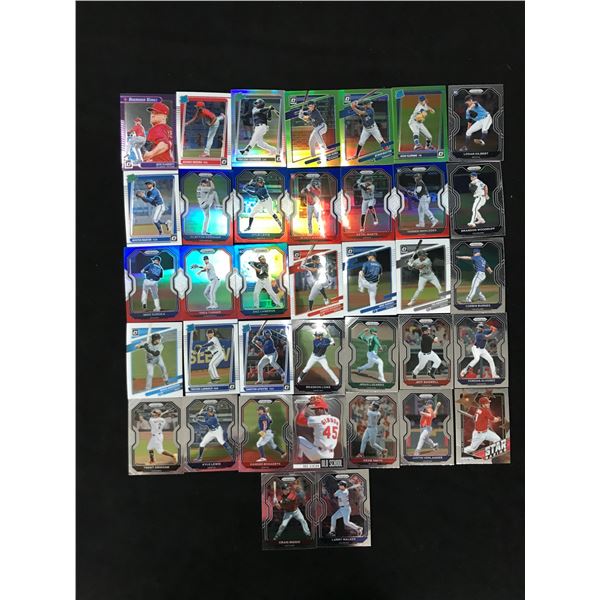 PANINI PRIZM BASEBALL STAR AND ROOKIE CARD LOT