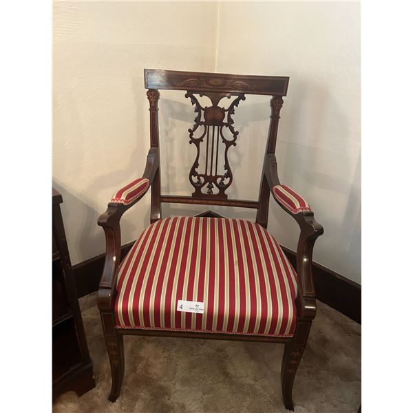 Vintage Victorian Era Chair 22D 20W 39H