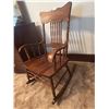 Image 2 : Solid Wood Carved Rocking Chair 30D 23W 41H
