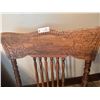 Image 3 : Solid Wood Carved Rocking Chair 30D 23W 41H