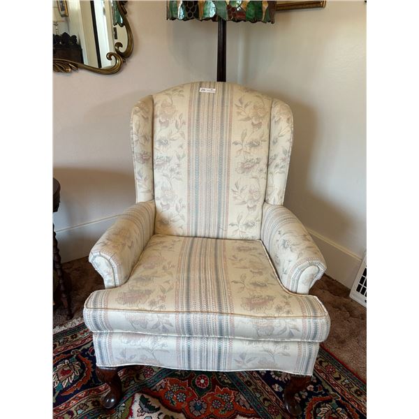 Flower Pattern Armchair 30W 32D 42H