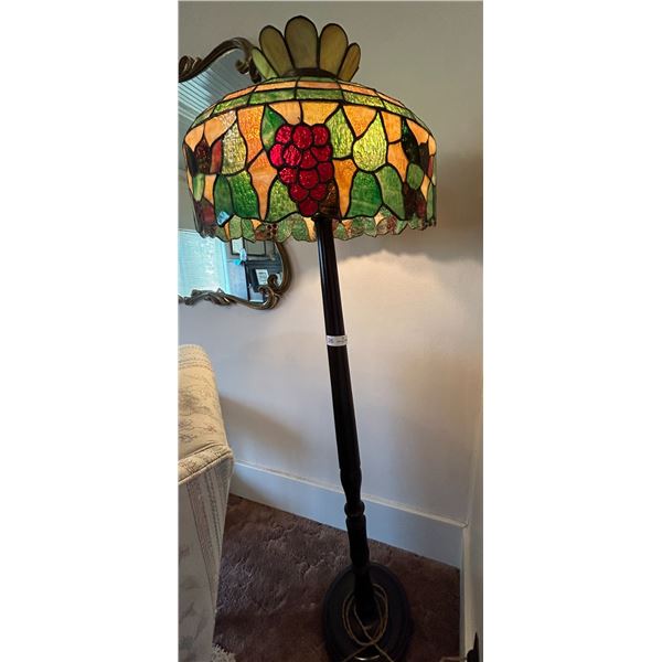 Large Tiffany Style Floor Lamp 21D 65H