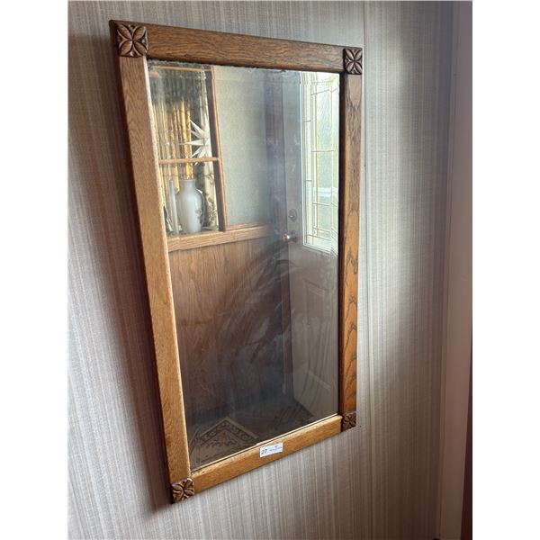 Wall Mirror With Wood Frame 22W 40H