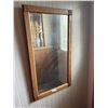 Image 1 : Wall Mirror With Wood Frame 22W 40H