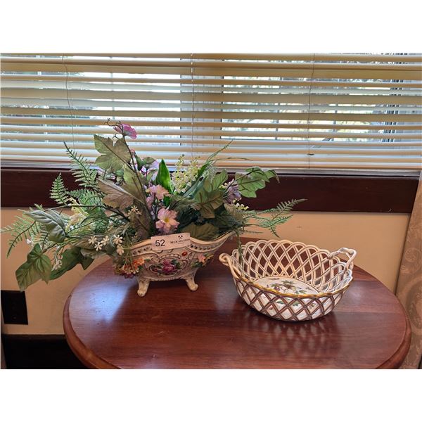 Ceramic Flora Design Flower Pot