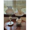 Image 3 : Flora Design Lamp Set Brass Engraved